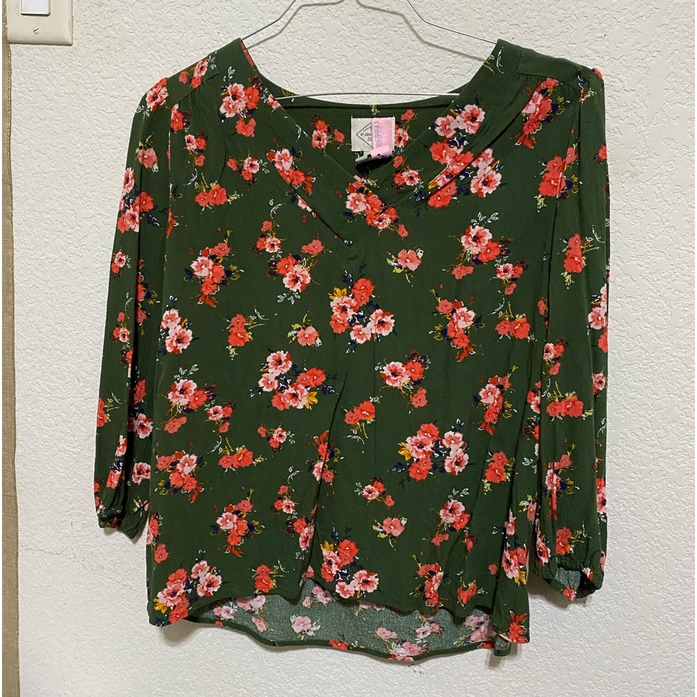 Women’s floral blouse